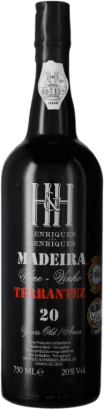 157,95 € Envío gratis | Vino generoso Henriques & Henriques I.G. Madeira Madeira Portugal Terrantez 20 Años Botella 75 cl