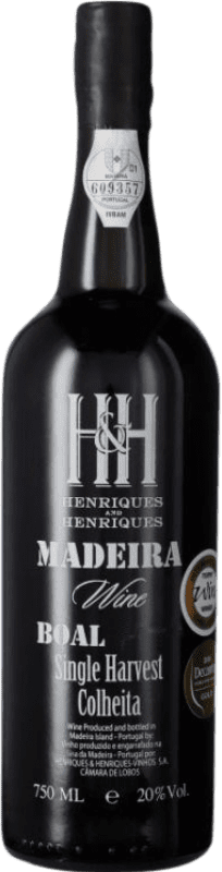 56,95 € Бесплатная доставка | Сладкое вино H&H Henriques & Henriques I.G. Madeira мадера Португалия Boal бутылка 75 cl