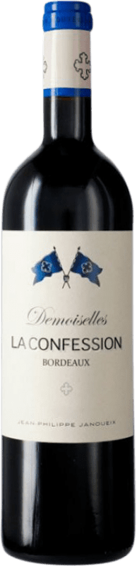 14,95 € Бесплатная доставка | Красное вино Jean Philippe Janoueix Demoiselles La Confession Бордо Франция Merlot бутылка 75 cl