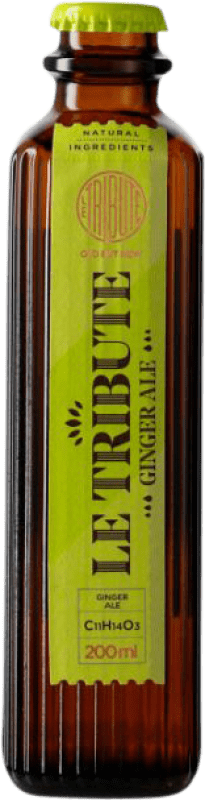 72,95 € Free Shipping | 24 units box Soft Drinks MG Le Tribute Ginger Ale Catalonia Spain Small Bottle 20 cl