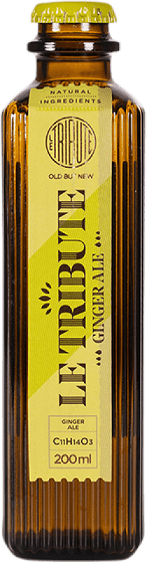 66,95 € Envío gratis | Caja de 24 unidades Refrescos MG Le Tribute Cataluña España Botellín 20 cl Ginger Ale