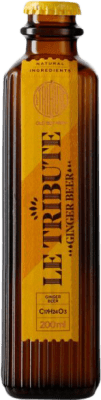 74,95 € Kostenloser Versand | 24 Einheiten Box Bier MG Ginger Beer Spanien Kleine Flasche 20 cl
