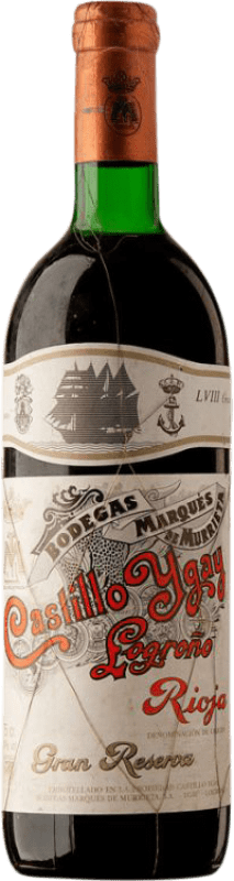 548,95 € Spedizione Gratuita | Vino Rosso Marqués de Murrieta Castillo Ygay Gran Riserva 1968 D.O.Ca. Rioja La Rioja Spagna Tempranillo, Garnacha — Grenache, Graciano, Mazuelo Bottiglia 75 cl