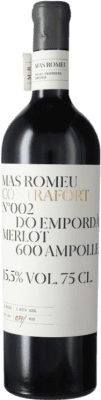 33,95 € Spedizione Gratuita | Vino rosso Mas Romeu Contrafort 002 D.O. Empordà Catalogna Spagna Merlot Bottiglia 75 cl