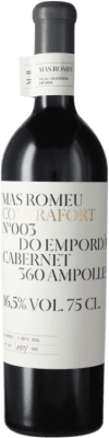 39,95 € Spedizione Gratuita | Vino Rosso Mas Romeu Contrafort 003 D.O. Empordà Catalogna Spagna Cabernet Sauvignon 75 cl