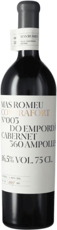 49,95 € Бесплатная доставка | Красное вино Mas Romeu Contrafort 003 D.O. Empordà Каталония Испания Cabernet Sauvignon бутылка 75 cl