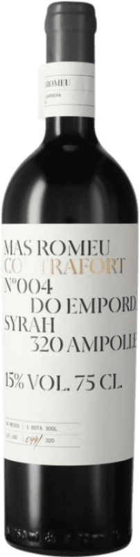 44,95 € Бесплатная доставка | Красное вино Mas Romeu Contrafort 004 D.O. Empordà Каталония Испания Syrah бутылка 75 cl