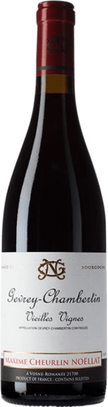 109,95 € Бесплатная доставка | Красное вино Maxime Cheurlin Noëllat Vieilles Vignes A.O.C. Gevrey-Chambertin Бургундия Франция Pinot Black бутылка 75 cl