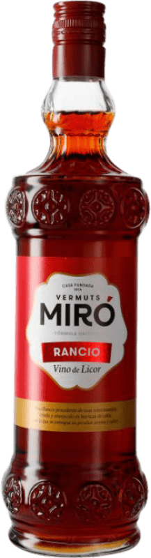 9,95 € Spedizione Gratuita | Vino fortificato Miró Rancio Vino de Licor Catalogna Spagna Bottiglia 75 cl
