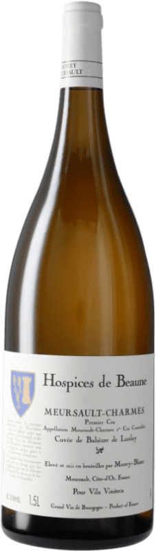 721,95 € Spedizione Gratuita | Vino bianco Marc Morey Hospices de Beaune Charmes Cuvée Bahèzre de Lanlay Premier Cru A.O.C. Meursault Borgogna Francia Chardonnay Bottiglia Magnum 1,5 L