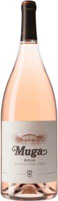 33,95 € Free Shipping | Rosé wine Muga Rosado D.O.Ca. Rioja The Rioja Spain Grenache, Viura Magnum Bottle 1,5 L