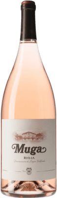 29,95 € Kostenloser Versand | Rosé-Wein Muga Rosado D.O.Ca. Rioja La Rioja Spanien Grenache, Viura Magnum-Flasche 1,5 L