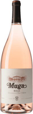 31,95 € Envío gratis | Vino Rosado Muga D.O.Ca. Rioja La Rioja España Garnacha, Viura Botella Magnum 1,5 L