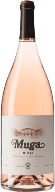 29,95 € Free Shipping | Rosé wine Muga Rosado D.O.Ca. Rioja The Rioja Spain Grenache, Viura Magnum Bottle 1,5 L