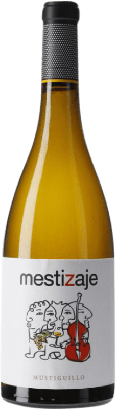 14,95 € Бесплатная доставка | Белое вино Mustiguillo Mestizaje Blanc D.O.P. Vino de Pago El Terrerazo Сообщество Валенсии Испания бутылка 75 cl