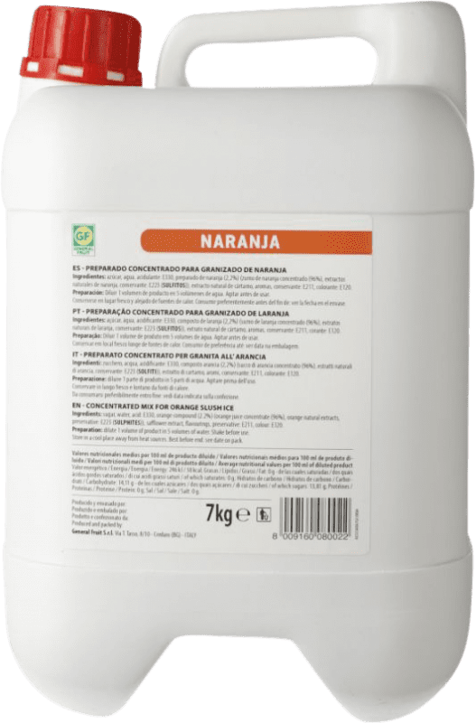 118,95 € 免费送货 | Schnapp Naturera Granizado Naranja 西班牙 玻璃瓶 6 L