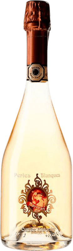 29,95 € Free Shipping | White Sparkling Wine Naveran Perles Blanques Brut Nature D.O. Cava Catalonia Spain Pinot Noir, Chardonnay Bottle 75 cl