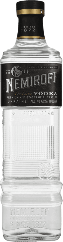 22,95 € Spedizione Gratuita | Vodka Nemiroff Luxe Ucraina Bottiglia 70 cl