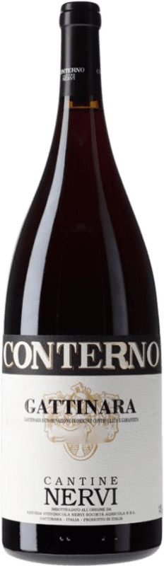 185,95 € Kostenloser Versand | Rotwein Cantina Nervi Conterno Gattinara I.G.T. Grappa Piemontese Piemont Italien Nebbiolo Magnumflasche 1,5 L