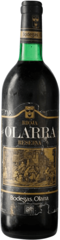 42,95 € Envio grátis | Vinho tinto Olarra Reserva D.O.Ca. Rioja La Rioja Espanha Tempranillo Garrafa 72 cl