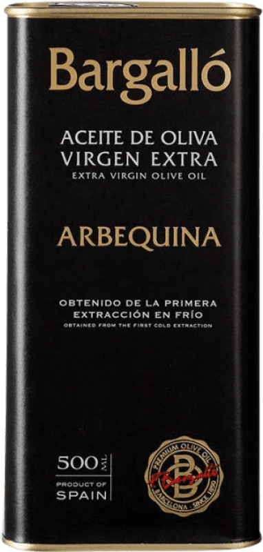 14,95 € Envío gratis | Aceite de Oliva Bargalló España Arbequina Lata Especial 50 cl