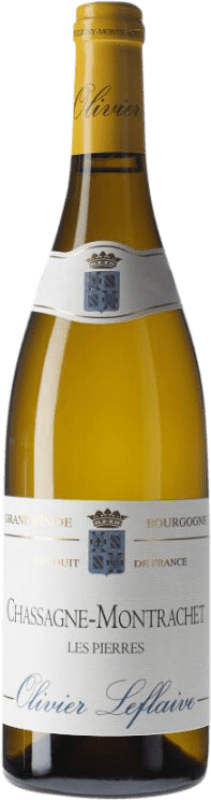 132,95 € Spedizione Gratuita | Vino Bianco Olivier Leflaive Pierres A.O.C. Chassagne-Montrachet Borgogna Francia Chardonnay 75 cl