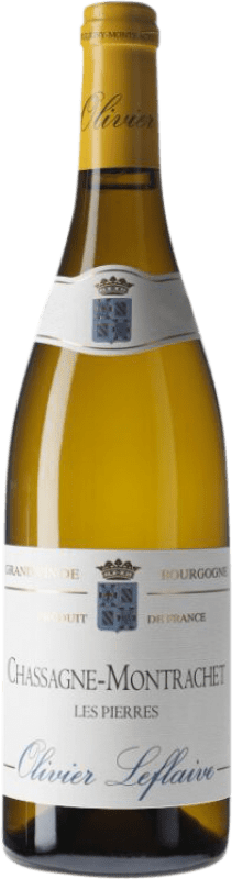 154,95 € Envío gratis | Vino blanco Olivier Leflaive Pierres A.O.C. Chassagne-Montrachet Borgoña Francia Chardonnay Botella 75 cl