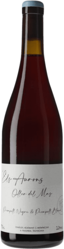 28,95 € Envío gratis | Vino Tinto Oller del Mas Els Aurons D.O. Pla de Bages Cataluña España Picapoll Botella 75 cl