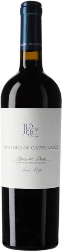 17,95 € Бесплатная доставка | Красное вино Pago de los Capellanes Молодой D.O. Ribera del Duero Кастилья-Ла-Манча Испания Tempranillo бутылка 75 cl