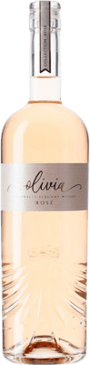 24,95 € Free Shipping | Rosé wine Pazo Pondal Olivia Rosé D.O. Rías Baixas Galicia Spain Sousón, Pedral, Treixadura, Albariño Bottle 75 cl