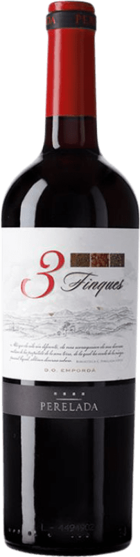 9,95 € Free Shipping | Red wine Perelada 3 Finques D.O. Empordà Catalonia Spain Bottle 75 cl