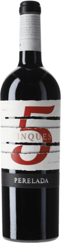 17,95 € Spedizione Gratuita | Vino rosso Perelada 5 Fincas Riserva D.O. Empordà Catalogna Spagna Bottiglia 75 cl