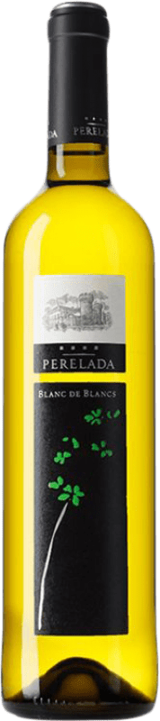 7,95 € Spedizione Gratuita | Vino bianco Perelada Blanc de Blancs D.O. Empordà Catalogna Spagna Bottiglia 75 cl