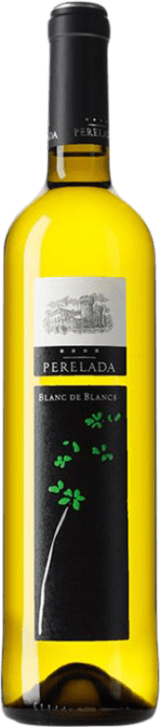 7,95 € Spedizione Gratuita | Vino Bianco Perelada & Chivite Blanc de Blancs D.O. Empordà Catalogna Spagna 75 cl