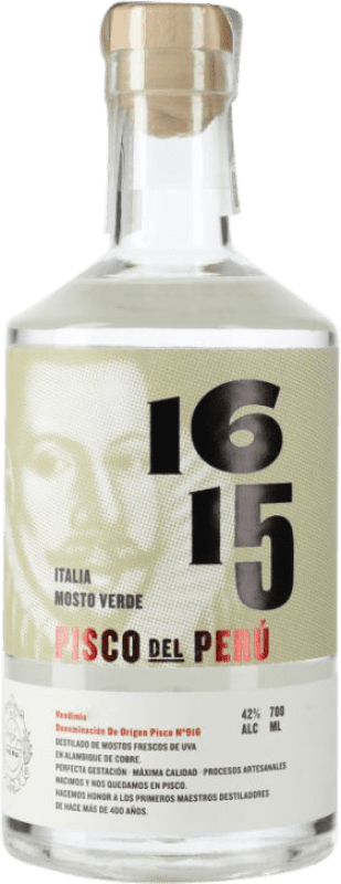 49,95 € Spedizione Gratuita | Pisco 1615 Quebranta Mosto Verde Perù Bottiglia 70 cl