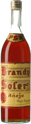 62,95 € Free Shipping | Brandy Pojer e Sandri Añejo Precinta 4 Pesetas Ejemplar Coleccionista Spain Bottle 1 L