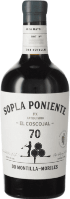 43,95 € Kostenloser Versand | Verstärkter Wein Rodríguez de Vera Sopla Poniente Viejísimo El Coscojal D.O. Jerez-Xérès-Sherry Andalusien Spanien Palomino Fino Medium Flasche 50 cl