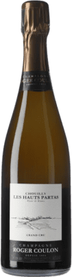 141,95 € Spedizione Gratuita | Spumante bianco Roger Coulon Les Hauts Partas Blanc de Blancs Grand Cru A.O.C. Champagne champagne Francia Chardonnay Bottiglia 75 cl