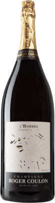 468,95 € 送料無料 | 白のスパークリングワイン Roger Coulon l'Hommée Brut — ブリュット A.O.C. Champagne シャンパン フランス ジェロボアム・ダブルマグナムボトル 3 L
