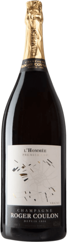 638,95 € Spedizione Gratuita | Spumante bianco Roger Coulon l'Hommée Brut A.O.C. Champagne champagne Francia Bottiglia Jéroboam-Doppio Magnum 3 L