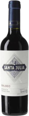 7,95 € Envío gratis | Vino tinto Santa Julia I.G. Mendoza Mendoza Argentina Malbec Media Botella 37 cl