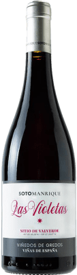 17,95 € Free Shipping | Red wine Soto y Manrique Las Violetas D.O.P. Cebreros Castilla la Mancha Spain Bottle 75 cl