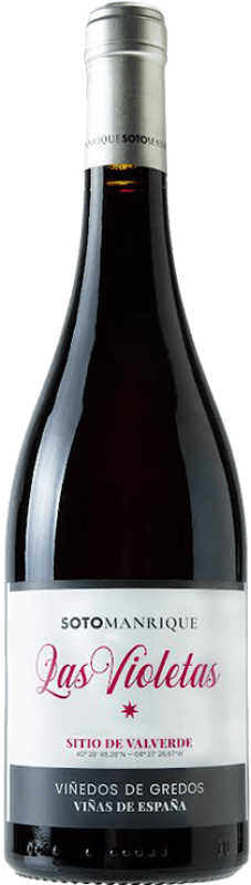 17,95 € 免费送货 | 红酒 Soto y Manrique Las Violetas D.O.P. Cebreros 卡斯蒂利亚 - 拉曼恰 西班牙 瓶子 75 cl