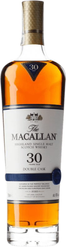 7 991,95 € Envío gratis | Whisky Single Malt Macallan Double Cask Speyside Reino Unido 30 Años Botella 70 cl