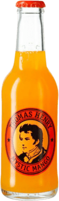 33,95 € Envio grátis | Caixa de 24 unidades Refrescos e Mixers Thomas Henry Mystic Mango Alemanha Garrafa Pequena 20 cl