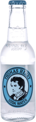 52,95 € Envio grátis | Caixa de 24 unidades Refrescos e Mixers Thomas Henry Soda Water Alemanha Garrafa Pequena 20 cl