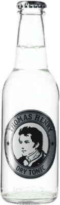 63,95 € Envio grátis | Caixa de 24 unidades Refrescos e Mixers Thomas Henry Tonic Dry Alemanha Garrafa Pequena 20 cl