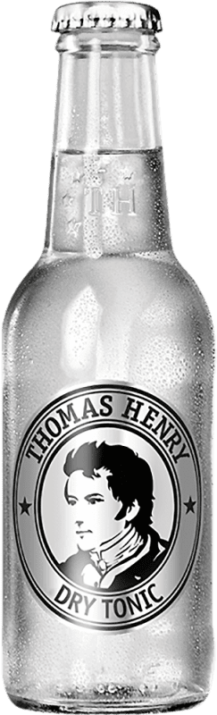 52,95 € 免费送货 | 盒装24个 碳酸饮料 Thomas Henry Dry — 干型 德国 小瓶装 20 cl Tonic Water — 奎宁水