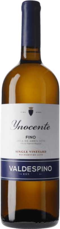 52,95 € Бесплатная доставка | Креплёное вино Valdespino Inocente D.O. Jerez-Xérès-Sherry Андалусия Испания Palomino Fino Бутылка Магнум 1,5 L
