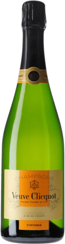 93,95 € Бесплатная доставка | Белое игристое Veuve Clicquot Grand Vintage A.O.C. Champagne шампанское Франция бутылка 75 cl